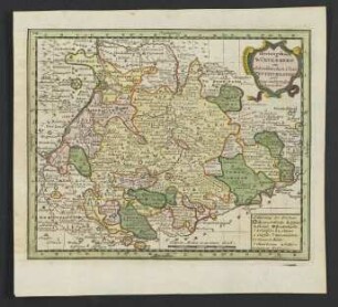 Hertzogthum Würtenberg im Schwäbischen Creis Teutzschlandes mit angräntzenden Gegenden