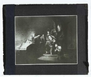 Rembrandt, Judas bringt die 30 Silberlinge zurück (Privatsammlung)