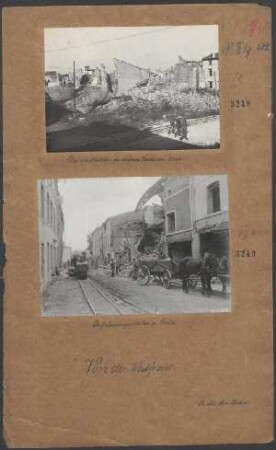 Aufräumungsarbeiten in Etain