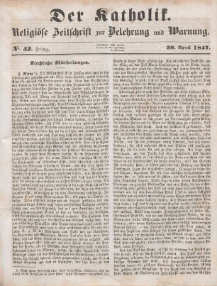 213-216 Kirchliche Mittheilungen