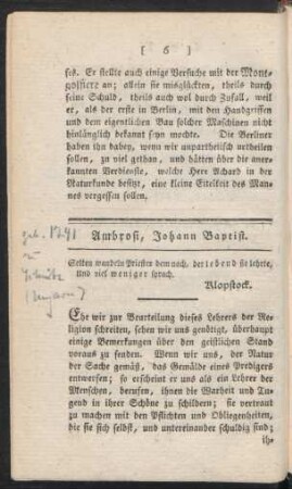 Ambrosi, Johann Baptist