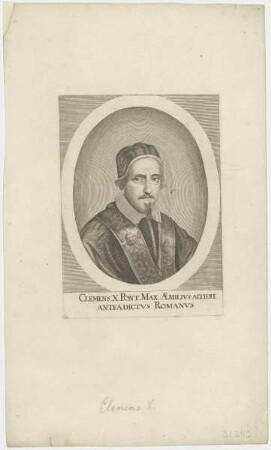 Bildnis des Clemens X.