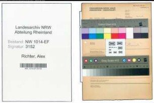 Entnazifizierung Alex Richter , geb. 00.00.0000 ()