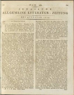 Num. 45. Den 22. Februar 1804