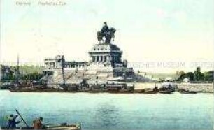 Das Wilhelm-Denkmal am Deutschen Eck in Koblenz