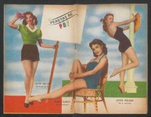 Edith Miller, Susan Cabot, Joyce Holden - [Ilustración] : Pebetas de PBT
