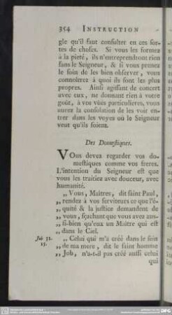 Des Domestiques