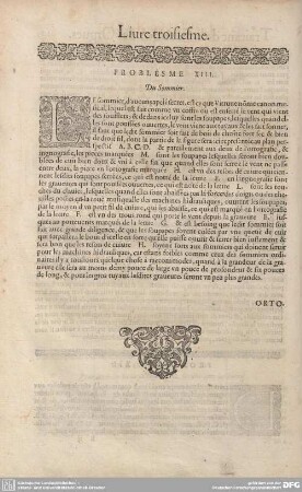 PROBLESME XIII. Du Sommier.