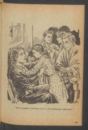 - Eres muy guapa y muy buena, hija mia ¿Me permites que le de un beso? - [Ilustración]