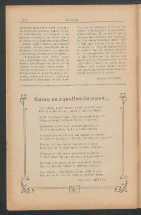 Como en aquellos tiempos...