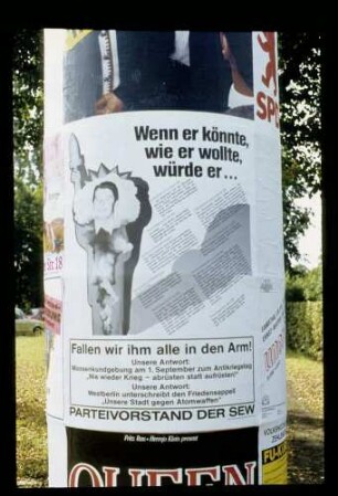 Anti-Reagan-Plakat 13.9.84.