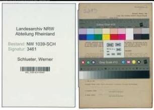 Entnazifizierung Werner Schlueter , geb. 28.04.1909 (Abschnittsleiter)