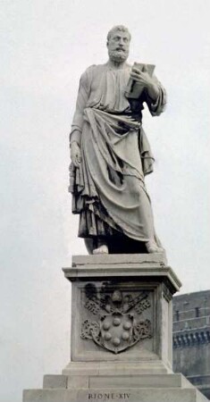 Statuen der Apostel Petrus und Paulus — Der heilige Petrus