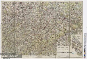 Mittelbach's Karte für Automobilisten u. Radfahrer von Frst. Sachsen u. Ost-Thüringen