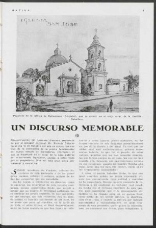 Un discurso memorable