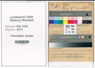 Entnazifizierung Gustav Timmerbeil , geb. 14.06.1897 (Angestellter)