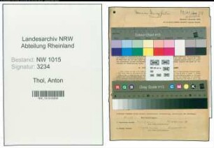 Entnazifizierung Anton Thol , geb. 24.07.1900 (Beamter)