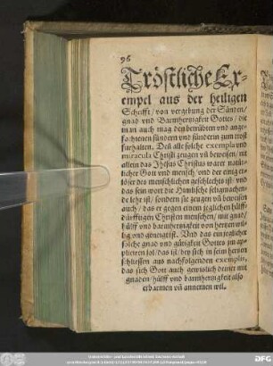 Tröstliche Exempel aus der heiligen Schrifft ...