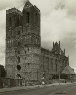 Prenzlau. Marienkirche, Westfassade von Südwesten