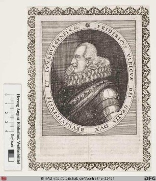 Bildnis Friedrich Ulrich, Herzog zu Braunschweig-Lüneburg-Wolfenbüttel (reg. 1613-34)