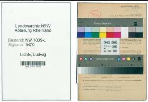 Entnazifizierung Ludwig Lichte , geb. 06.01.1897 (Strassenwaerter)