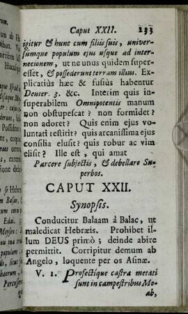 Caput XXII. - Caput XXIII.