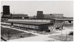 BBC (Brown, Boveri & Cie), Mannheim-Käfertal Bürobehelfsbauten: Bürobehelfsbau mit Bunker