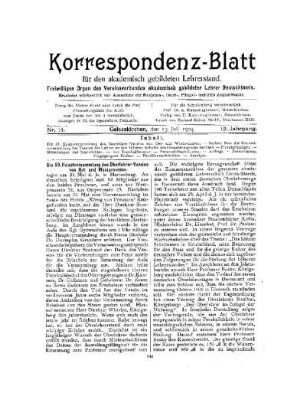 Die 29. Hauptversammlung des Oberlehrer-Vereins von Ost- und Westpreussen
