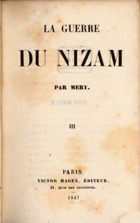 La guerre de Nizam, 3