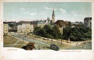 Leipzig : Promenade am alten Theater