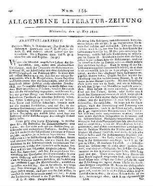 Wegeler, F. G.: Das Buch für die Hebammen. Köln: Oedenkoven 1800