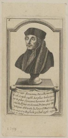 Bildnis des Didier Erasme