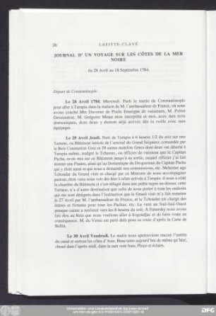 Journal D' Un Voyage Sur Les Côtes De La Mer Noire