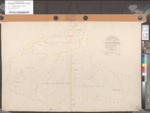 Urkarte der Flur 18 der Katastergemeinde Borgholzhausen-Land (Untergemeinde Kleekamp, später Gemarkung Berghausen)