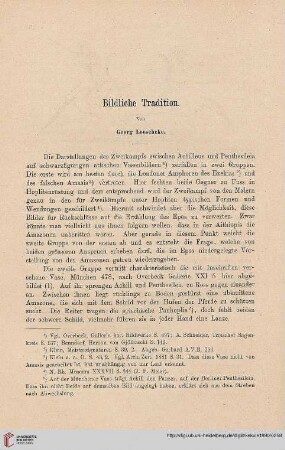 Bildliche Tradition