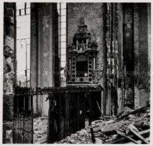 Kassel, Pfarrkirche St. Martin, Inneres, Zerstörungen