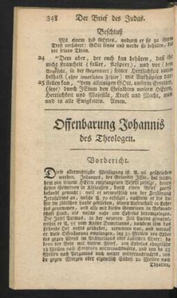 Offenbarung Johannis des Theologen.