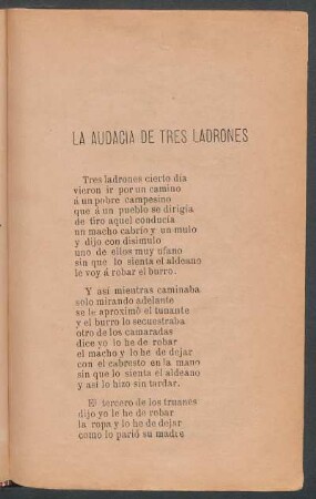 La audacia de tres ladrones
