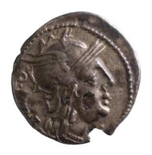 Münze, Denar, 130 v.Chr.
