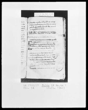 Augustinus, Sermones und anderes — Initiale E, Folio 54 recto