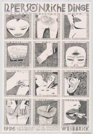 12 persönliche Dinge Weibblick 1996