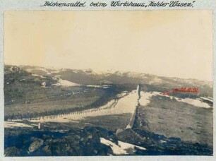 Foto des Sattels des "Kleinen Belchens" beim Wirtshaus "Kahler Wasen"