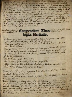 Compendium theologicae veritatis