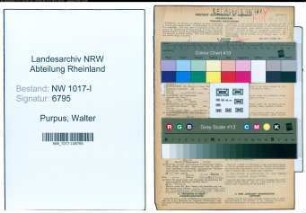 Entnazifizierung Walter Purpus , geb. 29.01.1899 (Treuhaendler)