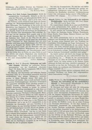 58-59 [Rezension] Schütz, Werner, Das Grundgefüge der Herrmannschen Theologie