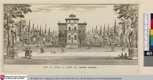 Veuë du Palais et Iardin du Cardinal Ludouise