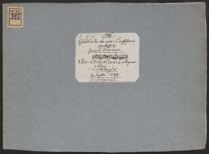 Juravit Dominus, V (4), orch, org, MH 382, Es-Dur - BSB Mus.ms. 395 : [caption title:] Graduale in Solemnitate cujusque S. Confessoris Pontificis. // di G. Michele Haydn mpria. // [binding title, by other hand:] Graduale de com: Confessoris // pontificis. // Juravit Dominus. // [Incipit] // 4 Voc: 2 Viol: 2 Corn: con Organ: // 2 Oboi. // di MHaydn. // 4 Septbr: 1784. // In Originali