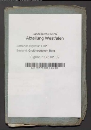 Kautionsstellung des Gemeinde-Kassenrendanten Rive zu Dorsten