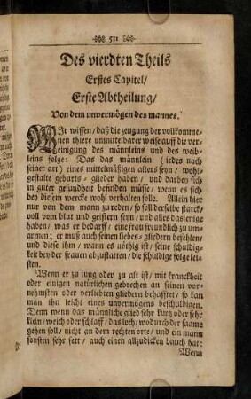 511-529, Erstes Capitel.