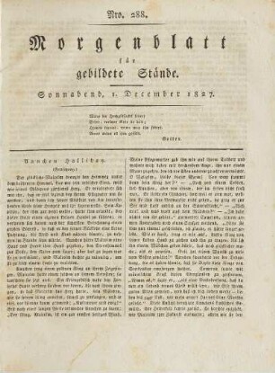 1827: Nro. 288 - Nro. 289